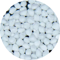 HDPE PE Plastic Film Blow White MasterBatch White Plastic Granule